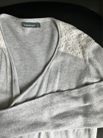 Gilet gris In extenso 8 ans