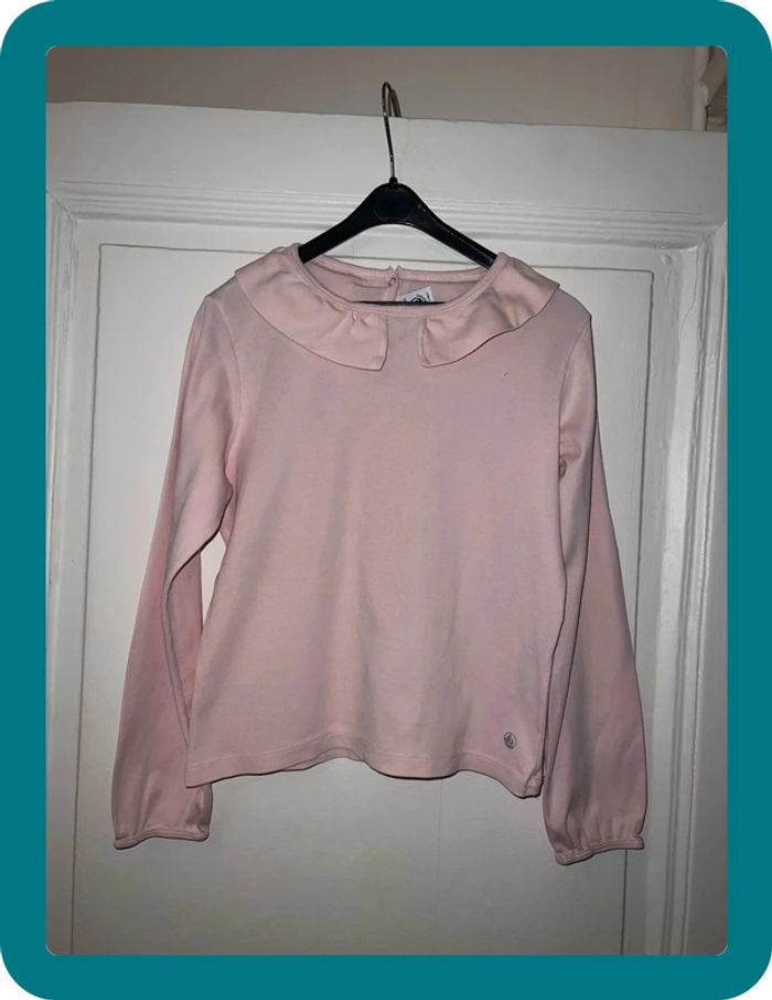 T-shirt manches longues à col 10 ans - Petit Bateau - photo numéro 2