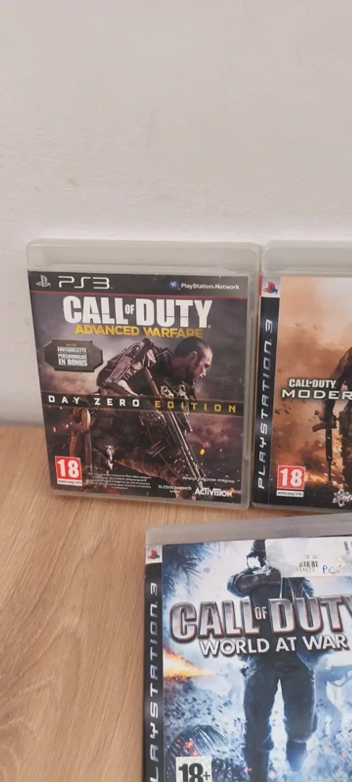 Lot jeux call of duty ps3 - photo numéro 4