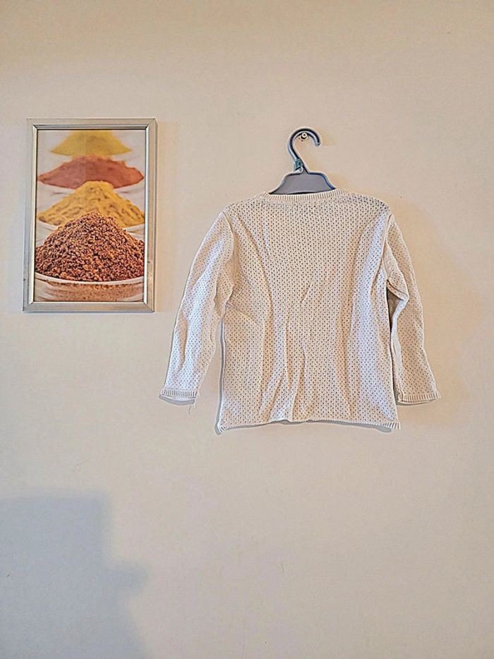 Gilet blanc "KIABI " taille 23 mois - photo numéro 5