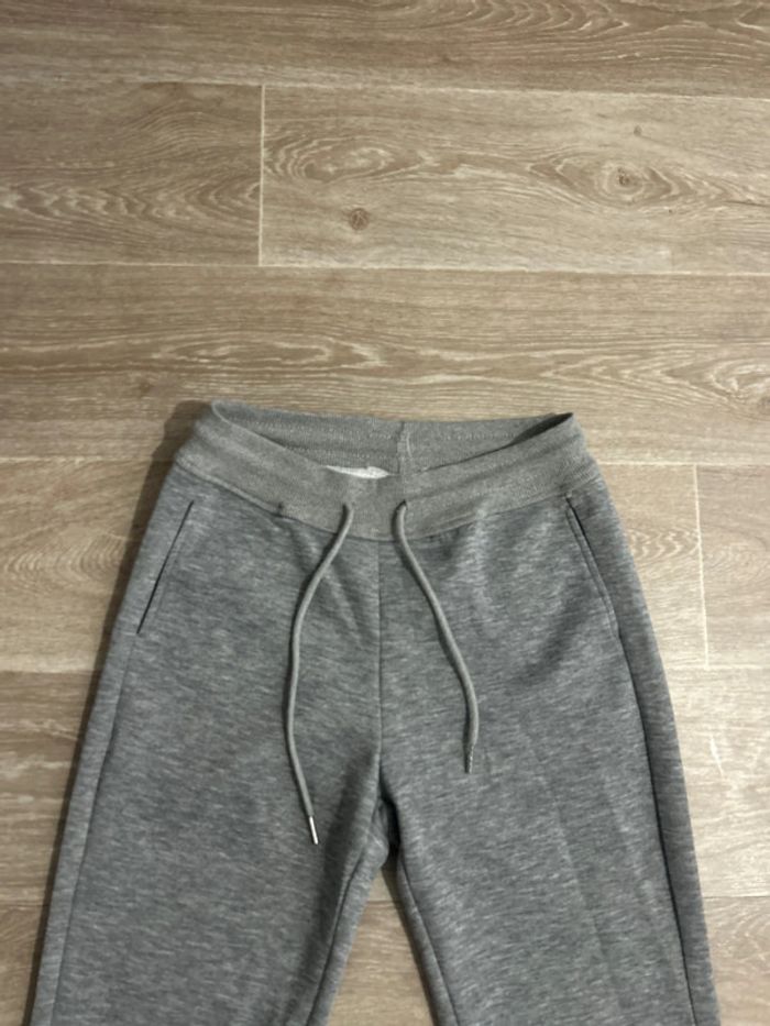 Jogging, pattes d’éléphant gris chiné S - photo numéro 2
