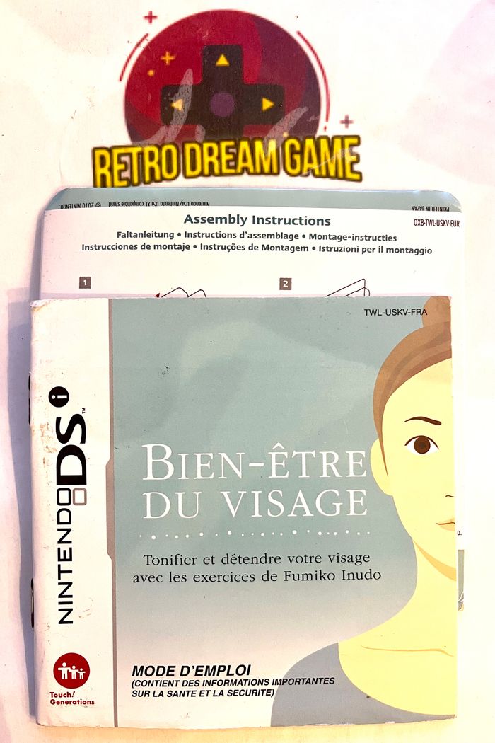 Notice + support bien etre du visage pour DS