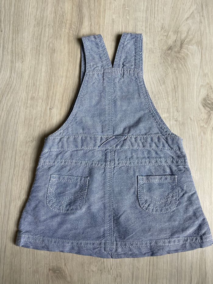 Adorable robe salopette coton In extenso 9 mois - photo numéro 2