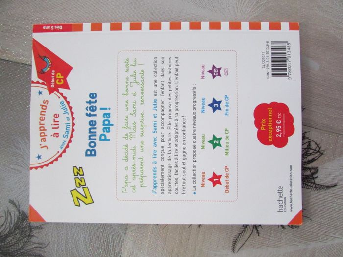 Livre J'apprends à lire avec Sami et Julie niveau début CP Bonne fête Papa - photo numéro 3