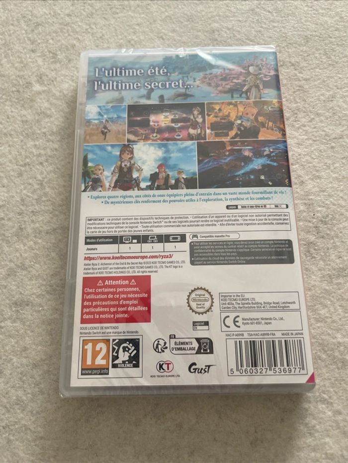 Atelier Ryza 3 Alchemist Of The End & The Secret Key Jeu Nintendo Switch FR - photo numéro 2