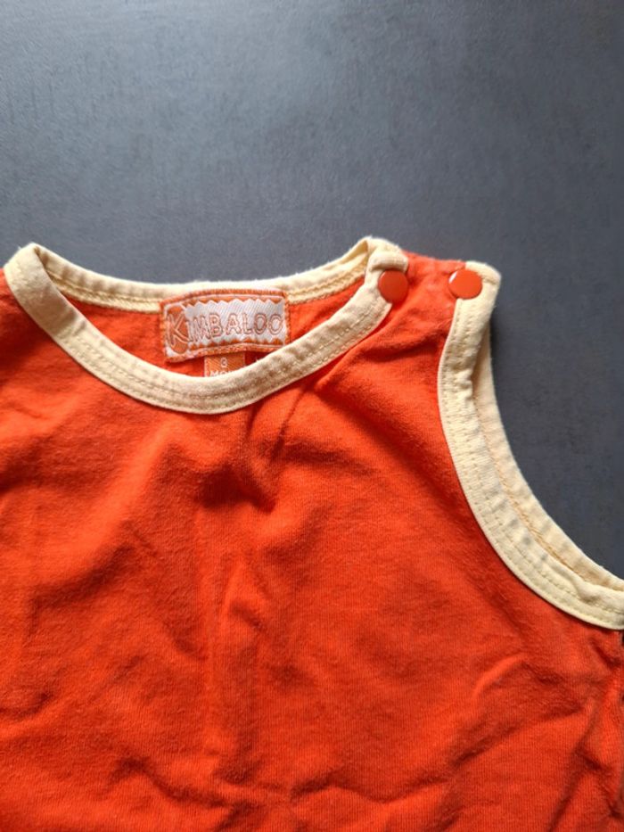 Ensemble été short et débardeur kimbaloo 3-6 mois - photo numéro 7
