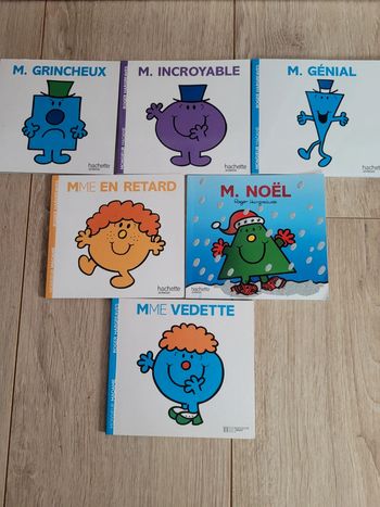 lot de 6 livres Mr et Mme