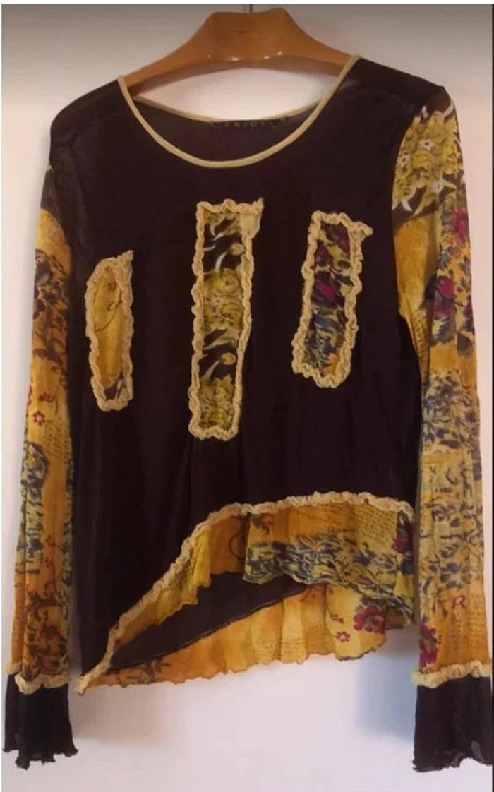 🤩 état impeccable haut chic tunique Enjoy déstructurée taille 44
