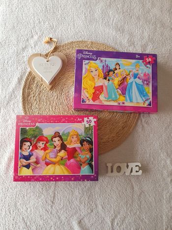Lot 2 puzzles Princess 🌸