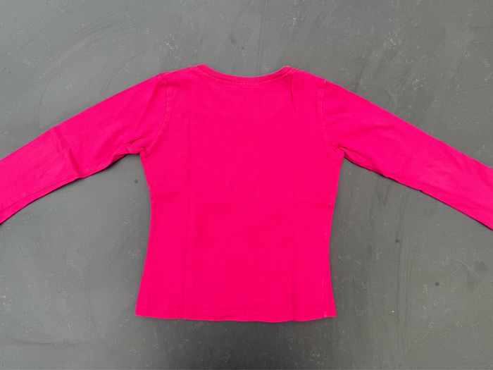 Tee-shirt manches longues rose - photo numéro 3