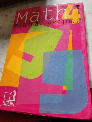 Math nouveau décimale  4e