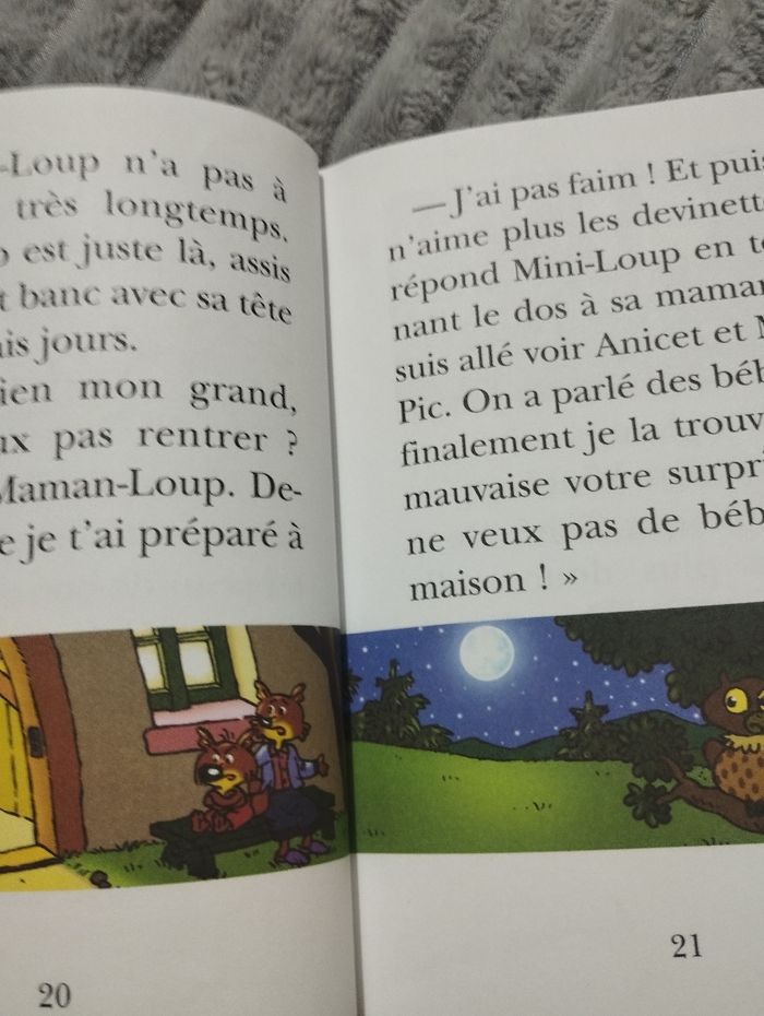 Livre mini loup et sa petite sœur - photo numéro 4