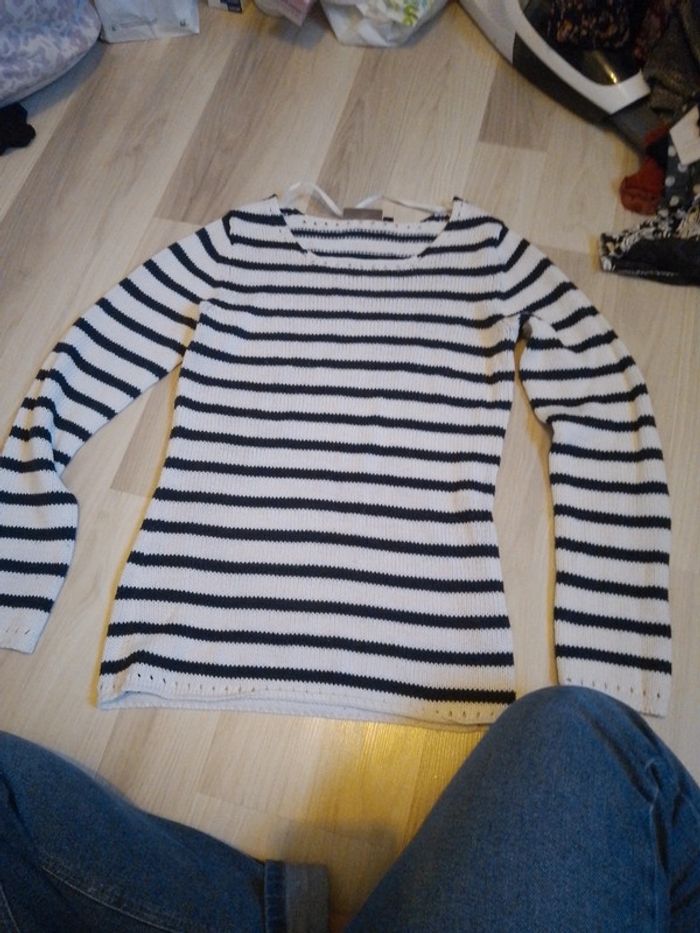 Pull marinière taille M
