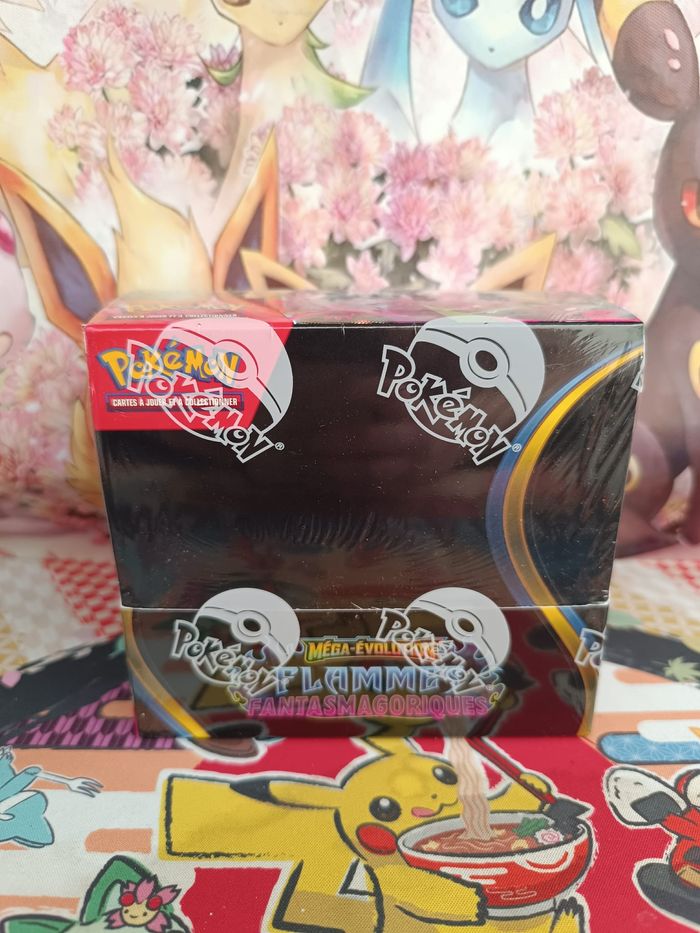 🔥 Pokémon – Display 36 Boosters MEGA-ÉVOLUTION ME02 – Flammes Fantasmagoriques
