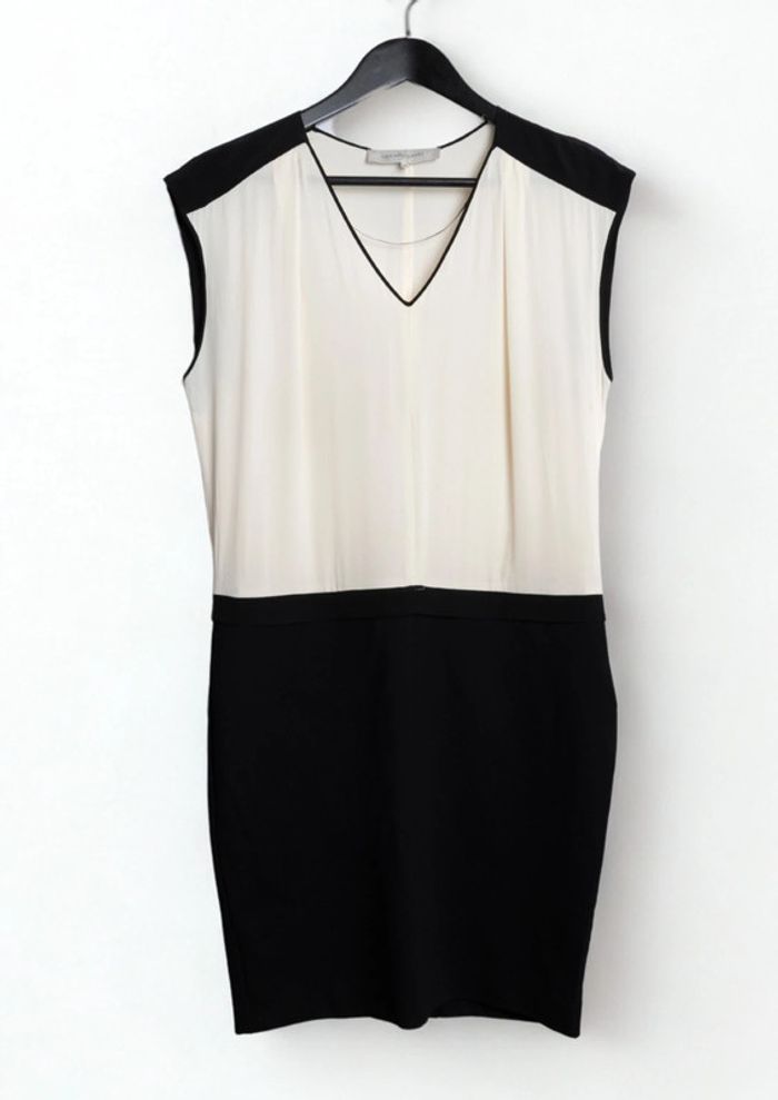 Robe bicolore noir et écru Gérard Darel Taille 38