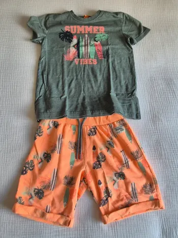 Pyjama été Summer short et tee-shirt Tape à l'oeil 8 ans