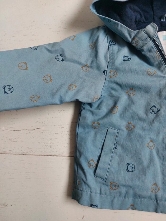 Imperméable bleu ourson Obaibi Taille 18 mois - photo numéro 3