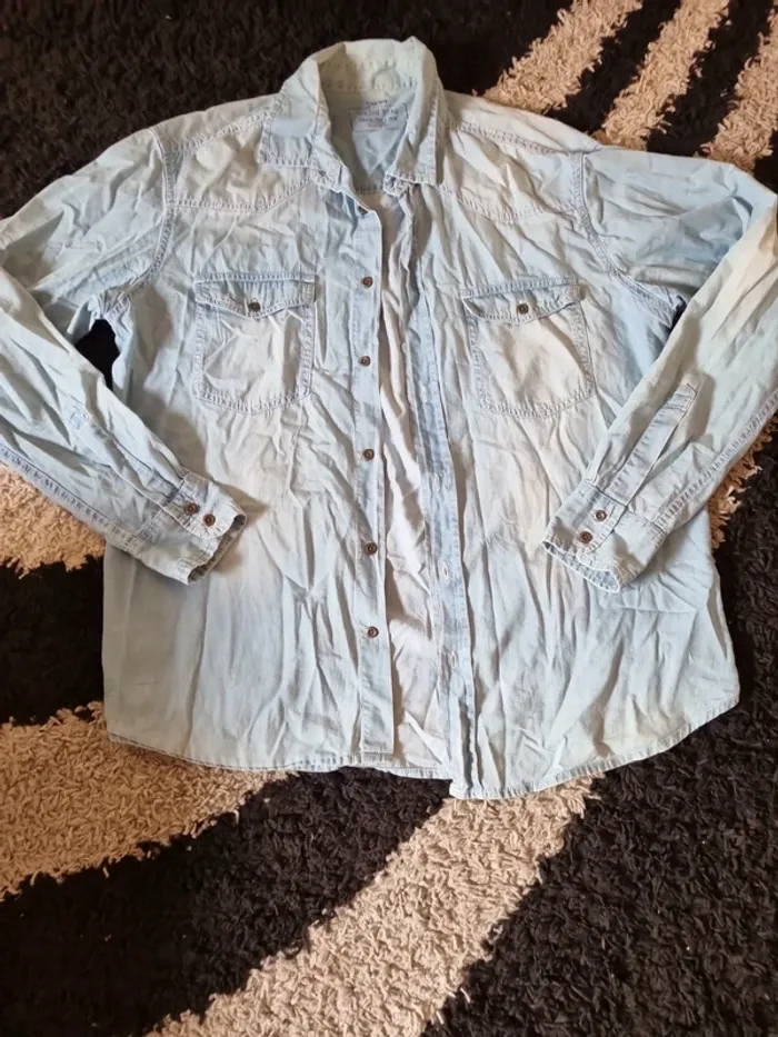chemise en jean homme - photo numéro 3