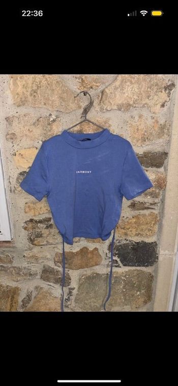 Tee shirt femme crop top