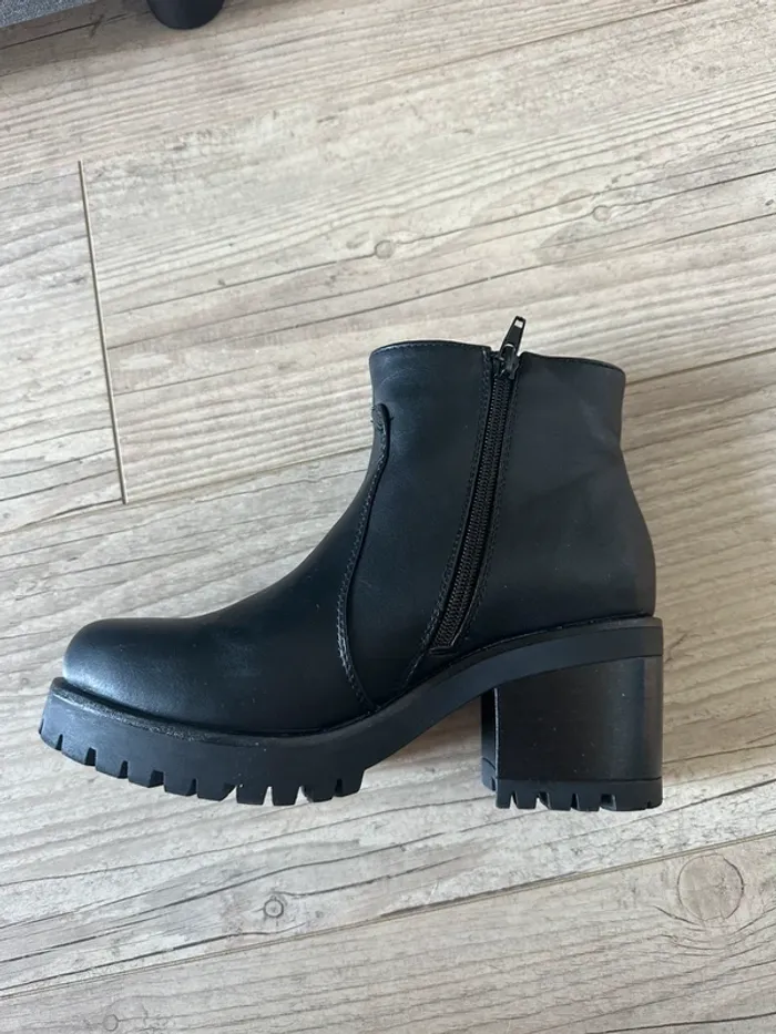 Bottines à talons Dockers noir 37 - photo numéro 4