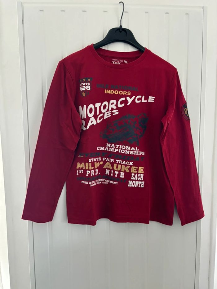 Tee-shirt manche longue garçon Tex 11/12 ans