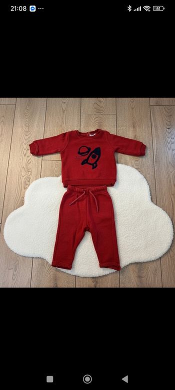 Ensemble sweat et pantalon chauds 6 mois
