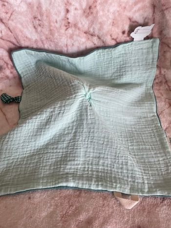 Doudou plat lange Joe le dragon vert Lilliputiens