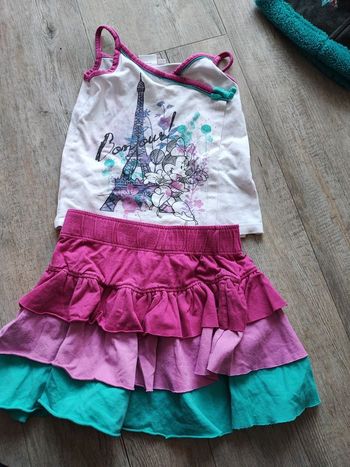 Ensemble jupe débardeur Minnie 4 ans