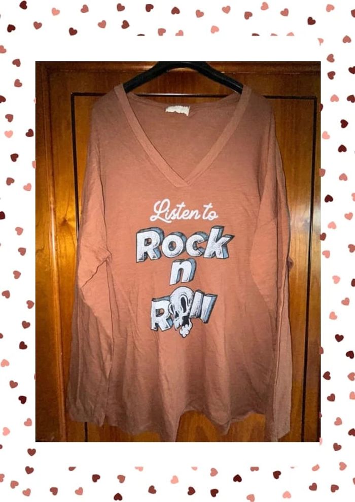 Haut manches longues Rock ´n roll April Vintage