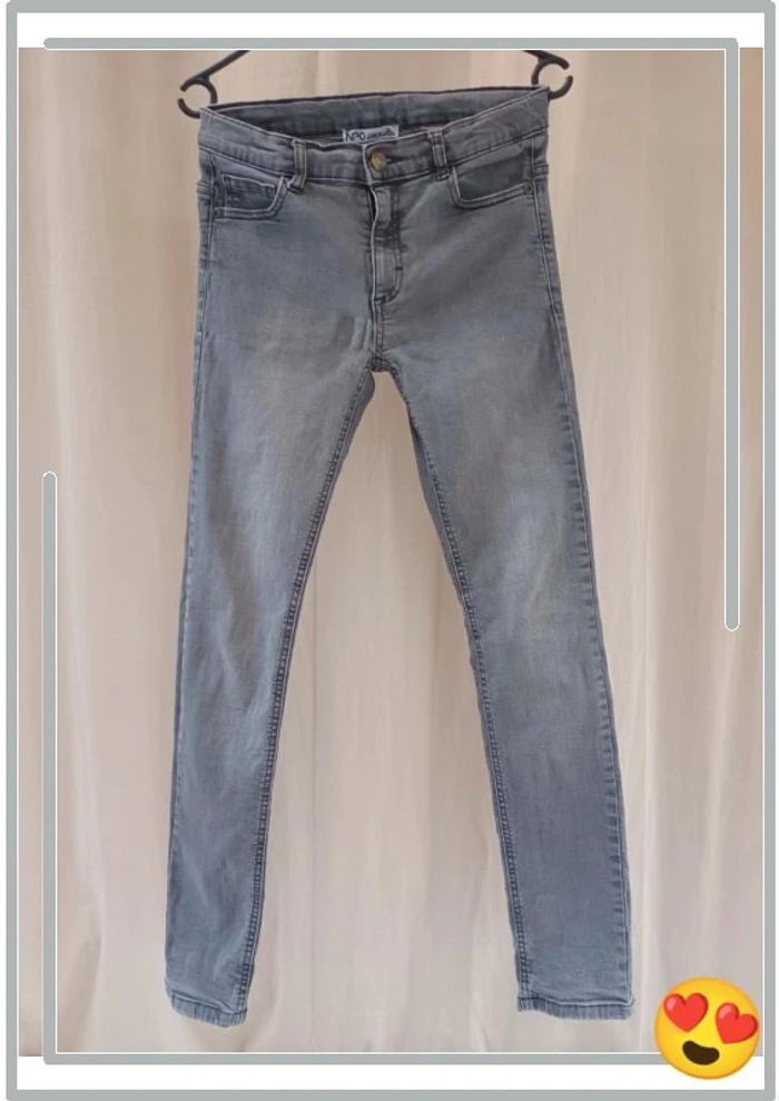 Jeans slim gris npo 155-164cm 34