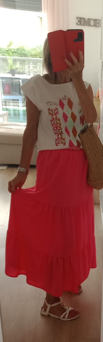 Jupe longue+ tee shirt Domyos