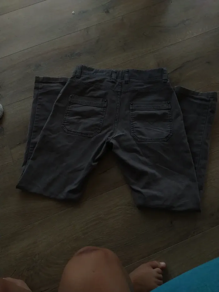 Pantalon gris Fit regular 36 Next - photo numéro 2