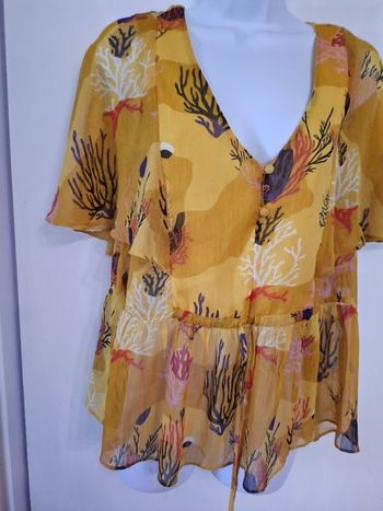 Blouse taille 38/40 promod ×monica pères mesure dans l'annonce