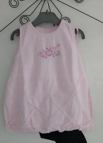 Magnifique robe rose clair Kimbaloo taille 3 mois