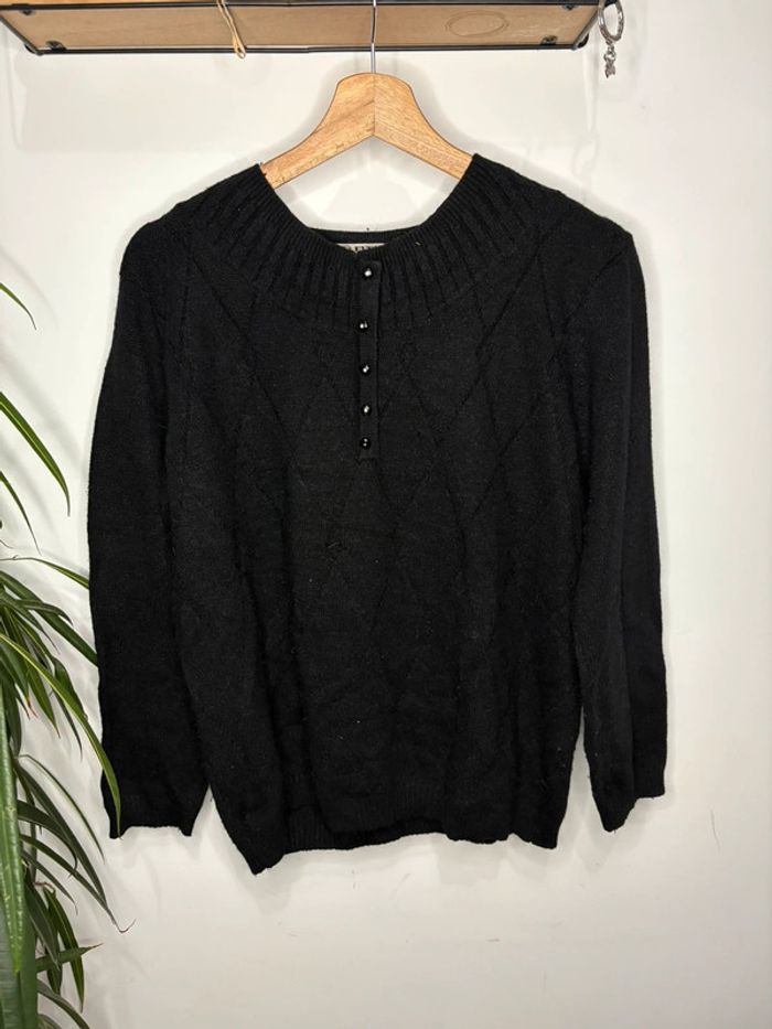 Pull noir T38