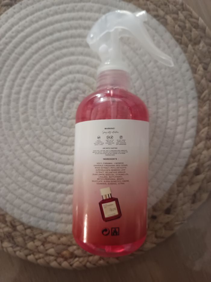 Spray d'ambiance idéal maison et voiture baccarat - photo numéro 2