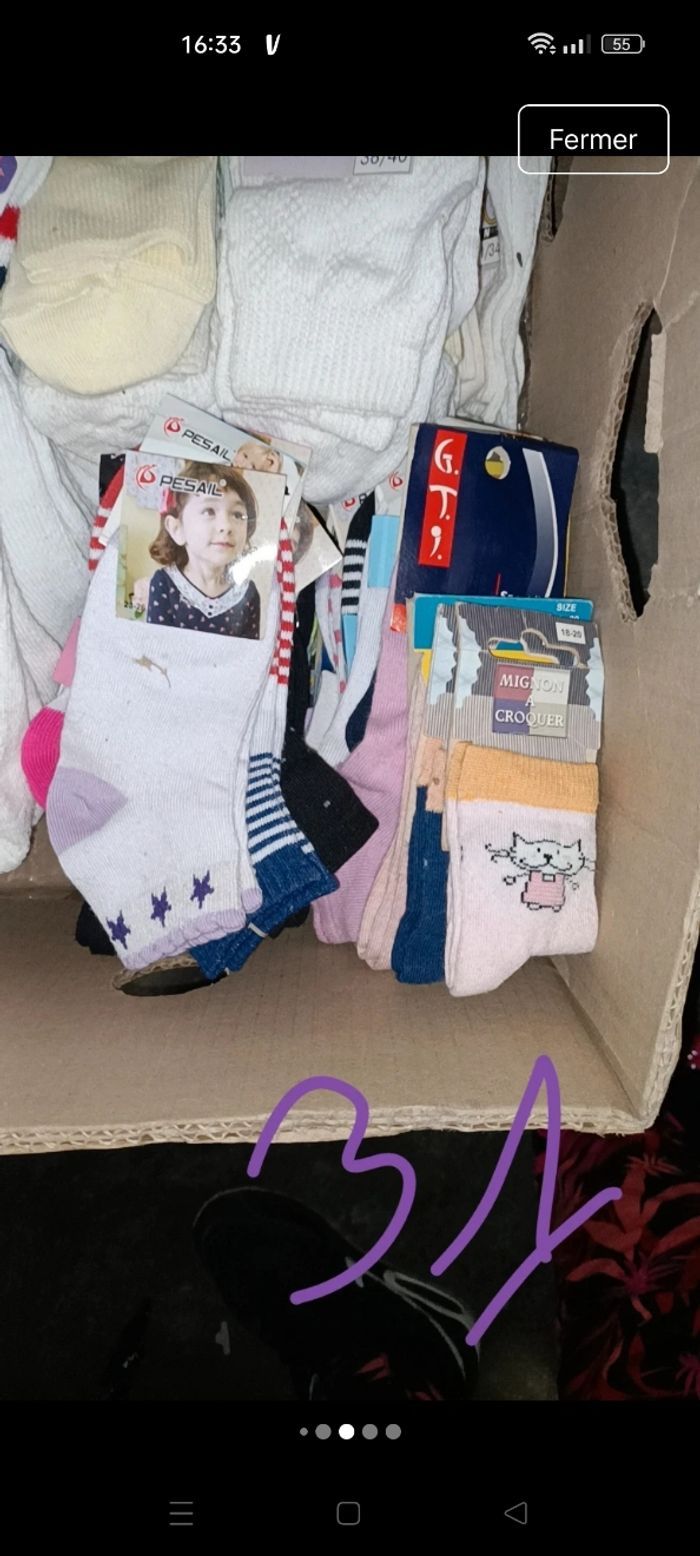 Chausette 1.50€ les 3 paire - photo numéro 7