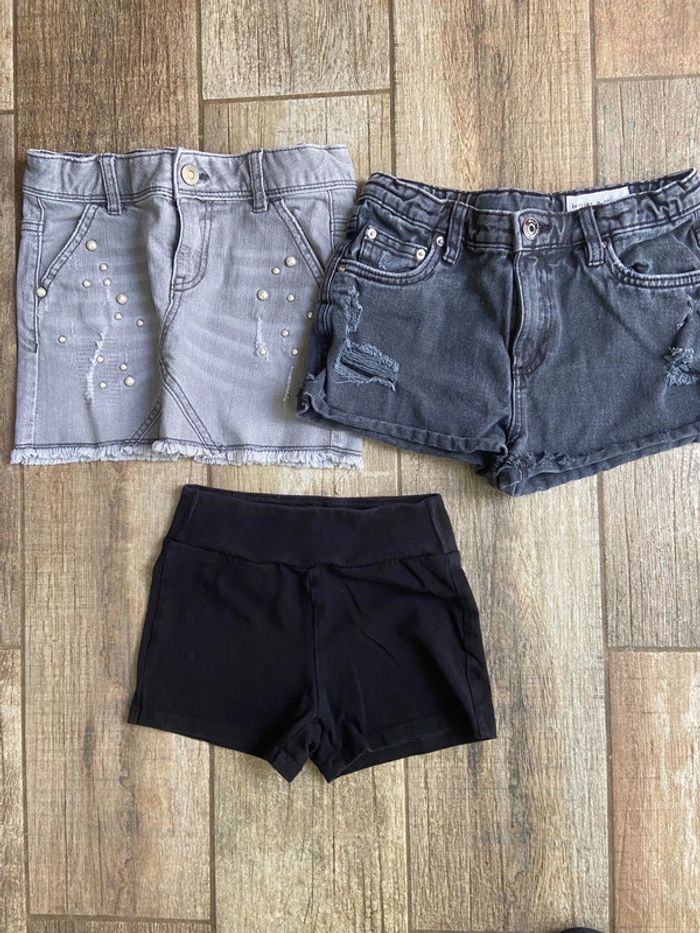 Lot de short et jupe d’été fille