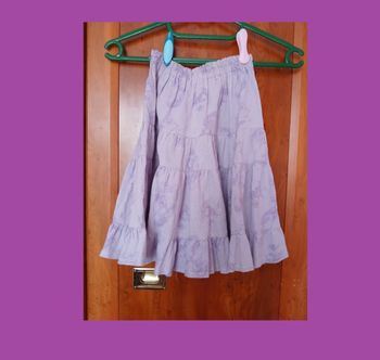 Jupe ample violet clair lilas 8 10 ans 