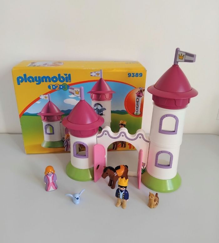 PLAYMOBIL 123 Château de Princesse 9389 Complet 👸🤴