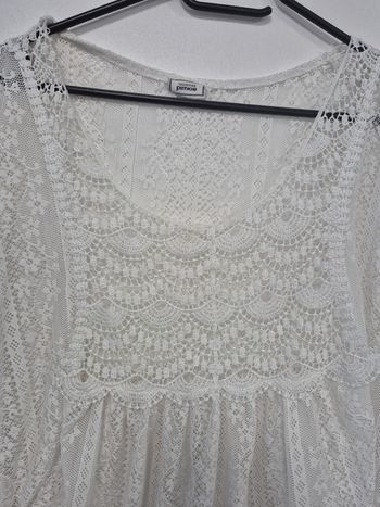 Haut en dentelle blanc pimkie taille s