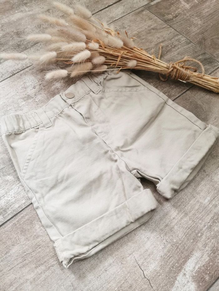 🌸Short chino garçon beige 74cm - photo numéro 6