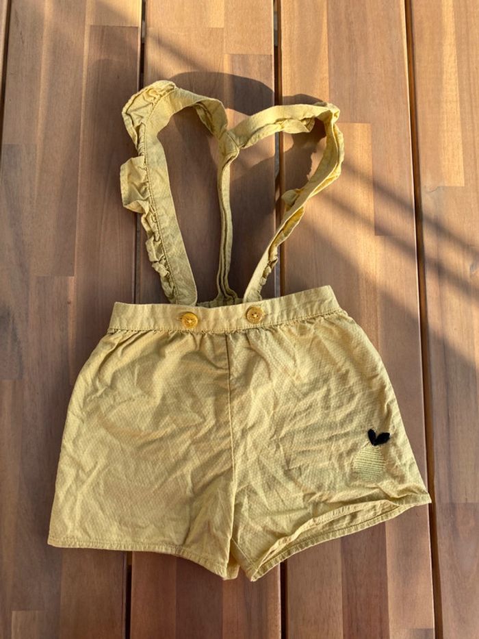 Combi short salopette