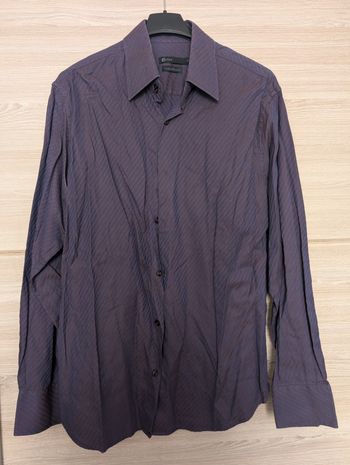 Chemise homme JULES, couleur mauve, taille L, bon état