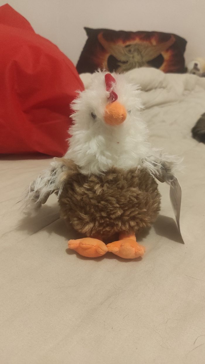 Peluche poule