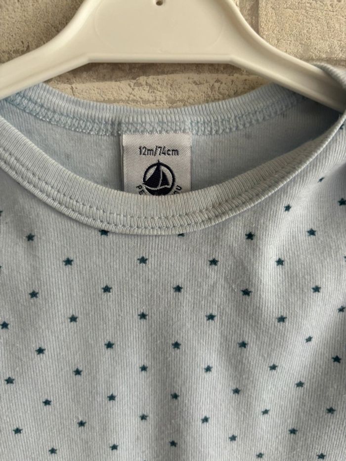 Body petit bateau taille 12 mois - photo numéro 2