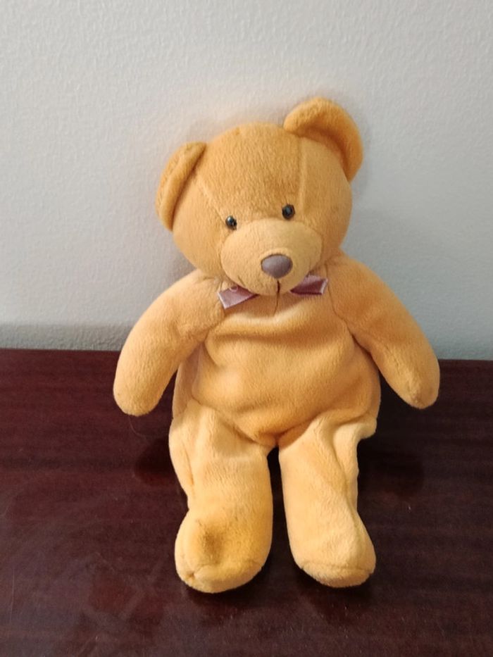 Doudou ours beige vintage