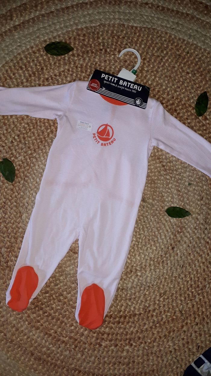 Pyjama dors bien coton fille Petit bateau neuf - 12 mois - photo numéro 6