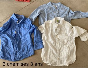 Lot de 3 chemises 
