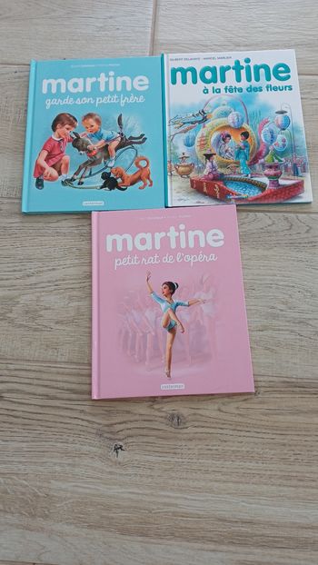 Lot livre Martine